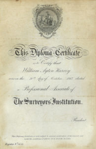 Harvey Certificate